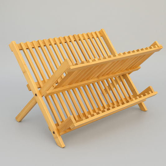 Égouttoir en Bambou 2 Niveaux