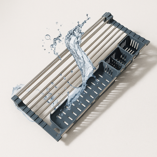 Égouttoir en Rouleau Multifonction avec Compartiments