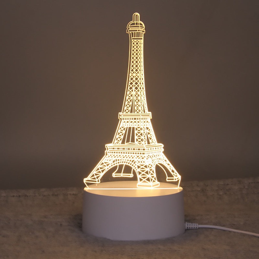 Lampe de Table Tour Eiffel 3D LED