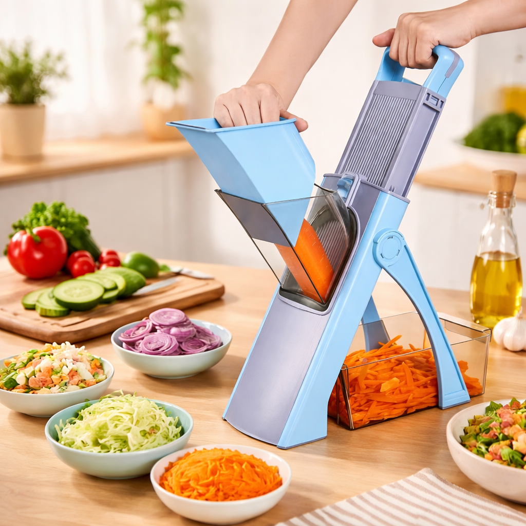 🥕 Mandoline Coupe-Légumes Multifonction